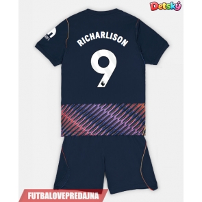 Lacne Dětský Futbalové dres Tottenham Hotspur Richarlison #9 2026-27 Krátky Rukáv - Preč (+ trenírky)